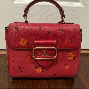 Coach Red Floral Women's Bag
